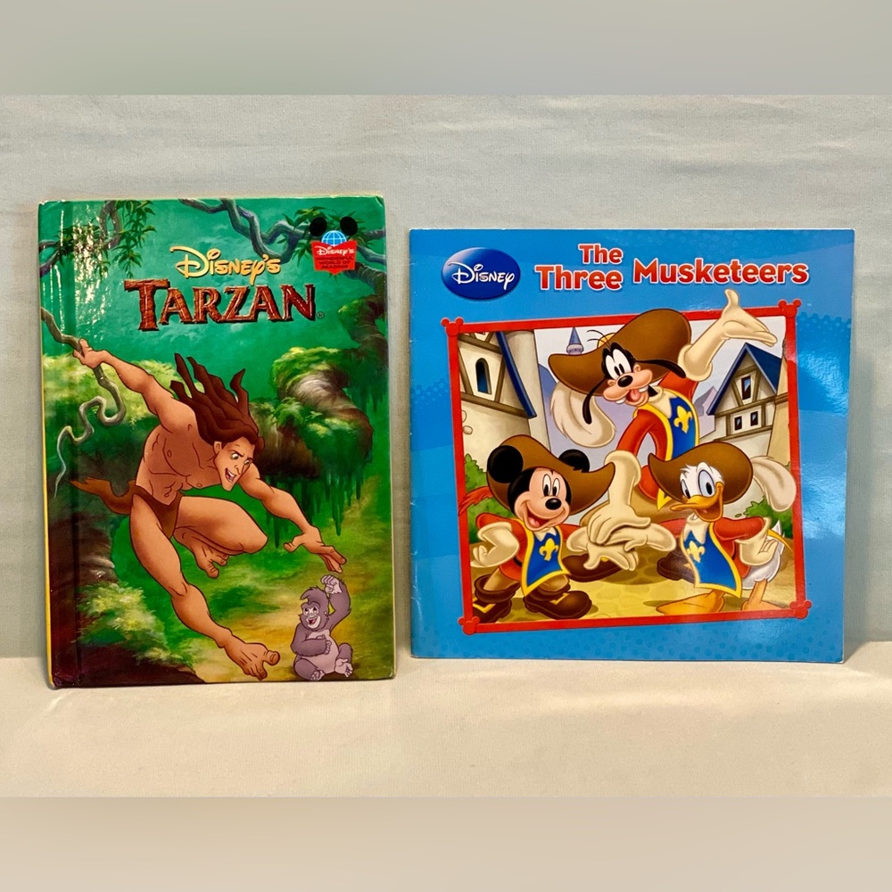 Disney Book Duo Tarzan and The Three Musketeers